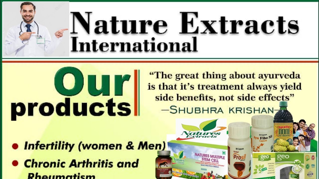 Natural extracts. International products.