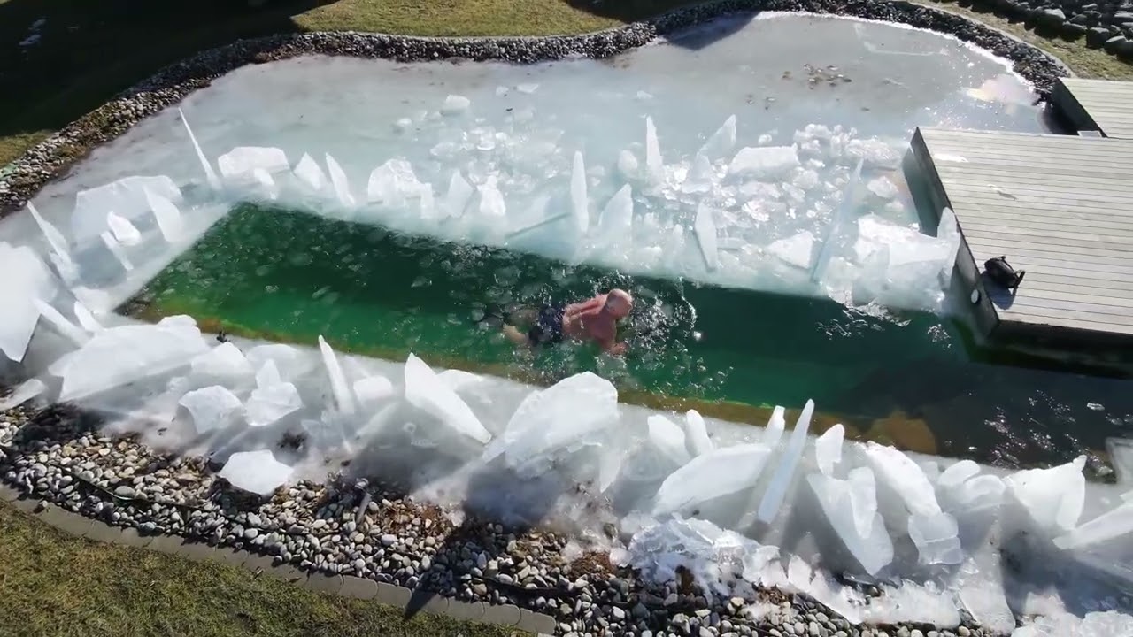Eisschwimmen..Die Februar Sonne genießen...❤️