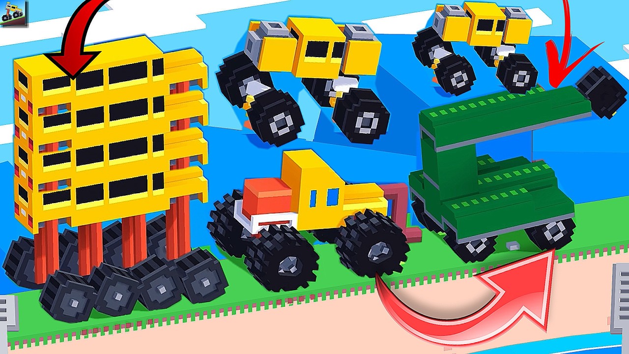 New Best New Live-Fancade-Train,Plane,Ant Car,Big Wheel,Big Car Drive Mad.New Lavels Gameplay DF62