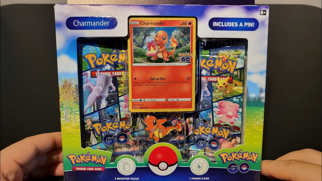 Opening the Pokemon Go Charmander Pin Collection Box