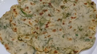 Methi Saag Parantha Recipe | Breakfast Recipe | Fenugreek leaves Parantha Recipe