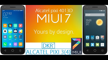 Alcatel PIXI 3(4) Com MIUI, TUTORIAL[Como instalar a rom Miui7] LINK ABAIXO