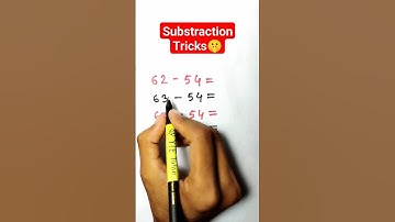 ➖ Subtraction Sorcery: Quick Math Hacks | YouTube Shorts 🚀 #maths #shorts