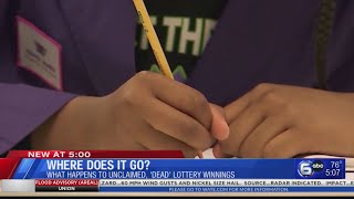 What happens to unclaimed, 'dead' lottery winnings in Tennessee?