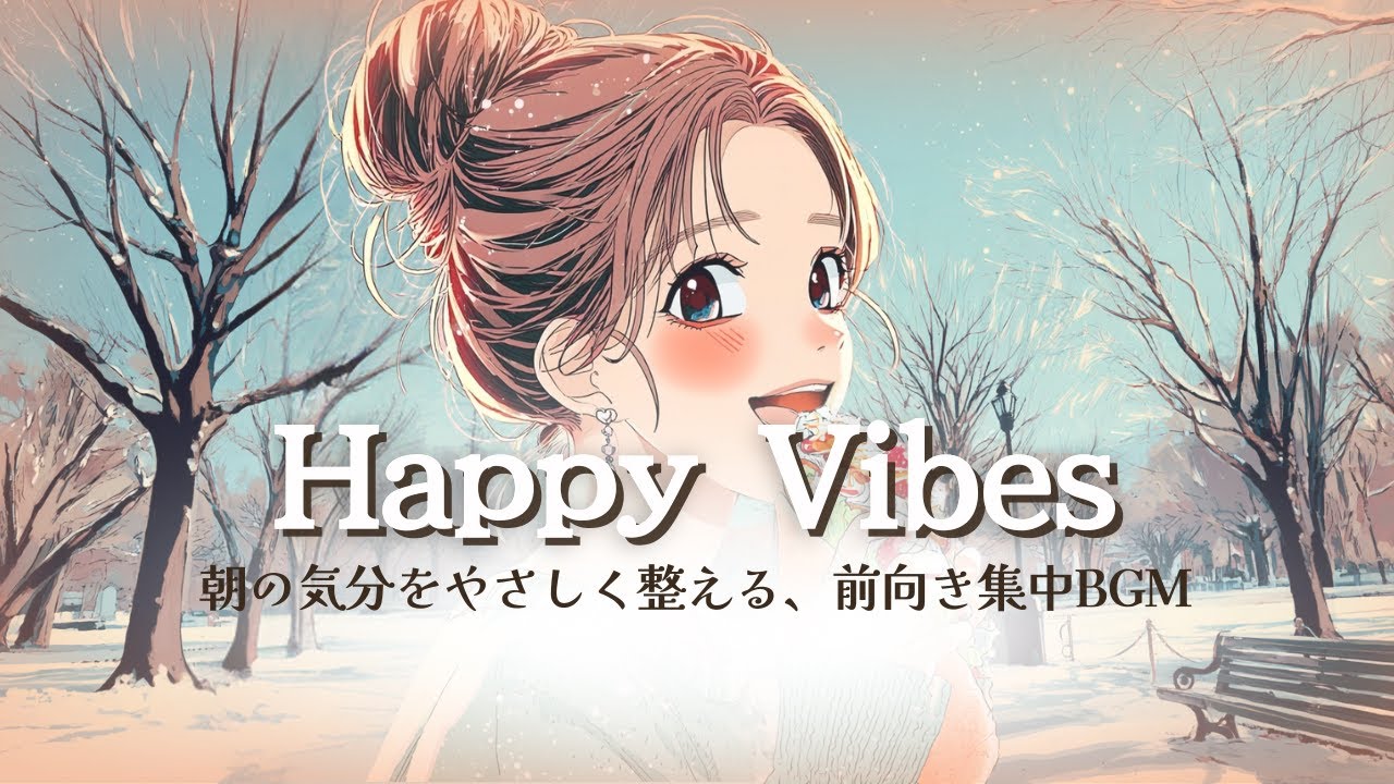 【洋楽BGM 】🎧朝の気分をやさしく整える、前向き集中BGM🌈 Morning/Music/Study/Work/Cafe