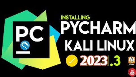 How to Install PyCharm on Kali Linux 2023.1 | PyCharm IDE Kali Linux | PyCharm Community IDE Kali