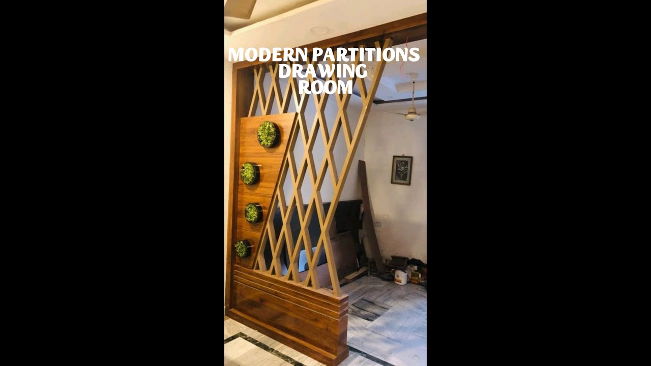 Partition Draw MODREN PARTITION IDEAS OF DRAWING ROOM| DRAWING ROOM |LATEST PARTITION ...