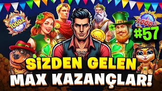 SLOT OYUNLARI 💎 SLOT SİZDEN GELEN MAX WİN KAZANÇLAR 57 💎 #slot #slotoyunları #casino