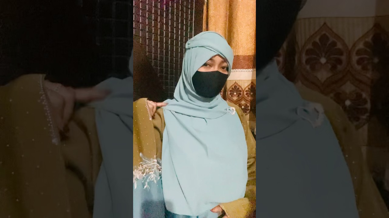 ১ মিনিটে ফুল কভারেজ হিজাব স্টাইল|| 1 minute Hijab Tutorial || Miftahul Jannat ||