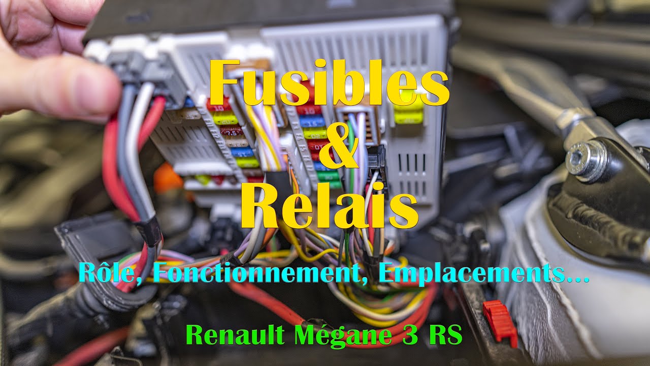 Fuse & Relay (role, operation, locations ) - Renault Mégane 3 RS 