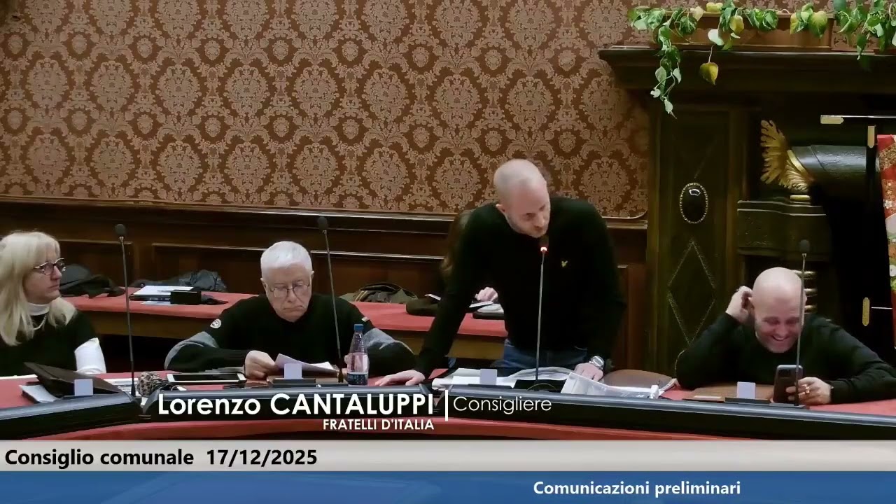 Consiglio comunale di Como del 17/12/2025