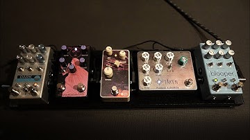 OBNE BL-44 Reverse & Sunlight Dynamic Reverb || Ambient Sounds Pedal Demo