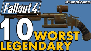 Top 10 Worst Legendary Guns and Weapons in Fallout 4 #PumaCounts