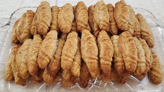 طريقة تحضير المعكرون البلدي التقليدي بمكونات بسيطة Lebanese Traditional Anise Cookies Recipe