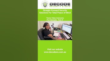 Home Video Intercoms Port Kennedy - Part 3 | Decode Security WA