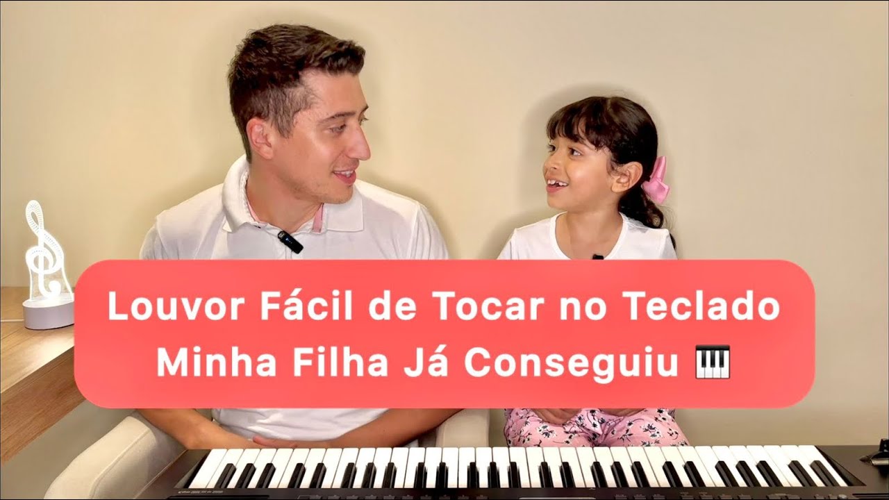 Como tocar Louvor fácil no Teclado ( Aula de Teclado para Iniciantes )