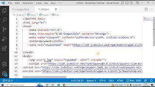 #6 bootstrap images tutorial | img-shapes | img-aligning in hindi