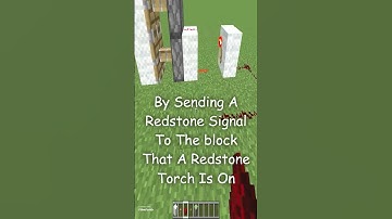 Torch Inverter Tutorial #minecraft #minecraftshorts #redstone