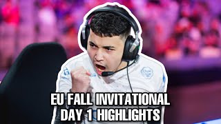 EU Fall Invitational Day 1 Highlights Main Stream (All Goals) RLCS 2022-2023