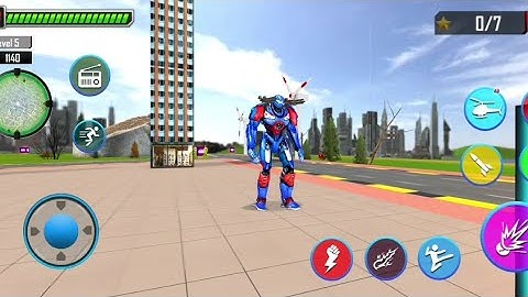 Police Bus Robot  Car Transformer Games || Level 5 - Android Gameplay