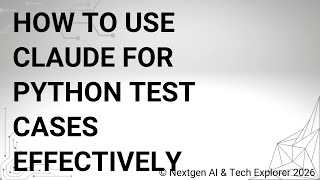 How to Use Claude for Python Test Cases Effectively