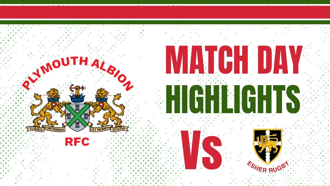 Plymouth Albion Vs Esher 12/4