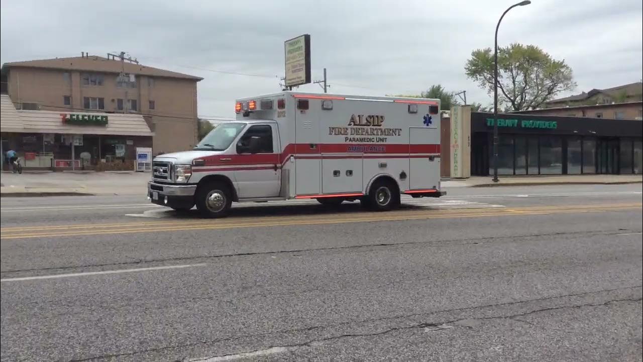 Alsip Fire Department Ambulance 2012 responding code 3. YouTube