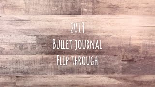 2019 Bullet Journal Flipthrough. No Talking.