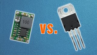 Buck converter vs. linear voltage regulator  practical comparison