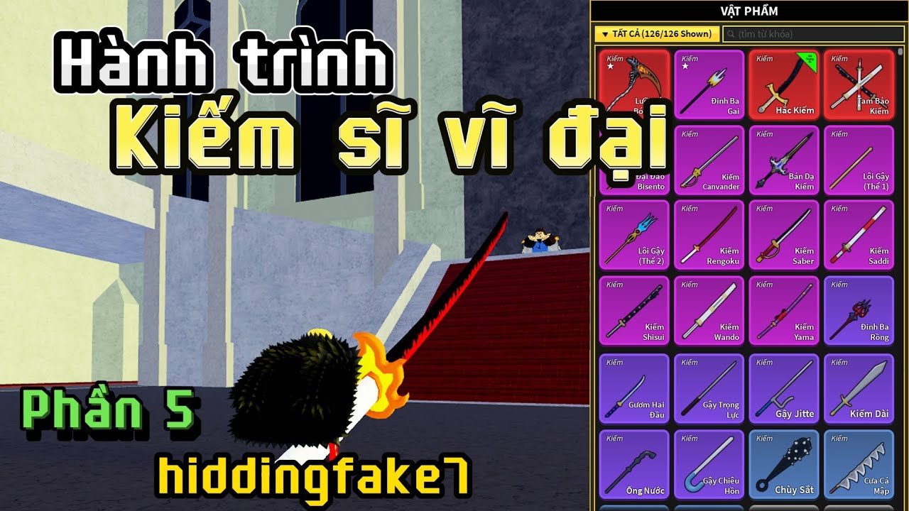 Bloxfruits - Hidding trở thành kiếm sĩ vĩ đại - Phần #5 #bloxfruit #bloxfruits #hidding #bloxpiece