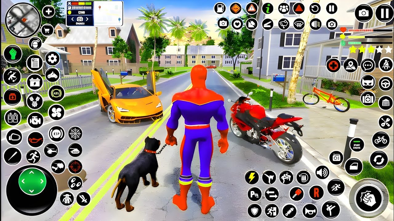 Open World Super Hero Game | Robot Rescue & Car Chase - Android Gameplay