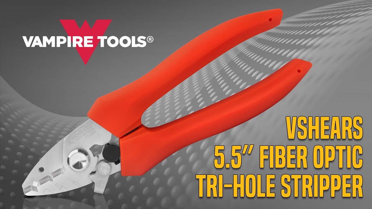 Stripping Tool for Fiber Optics 