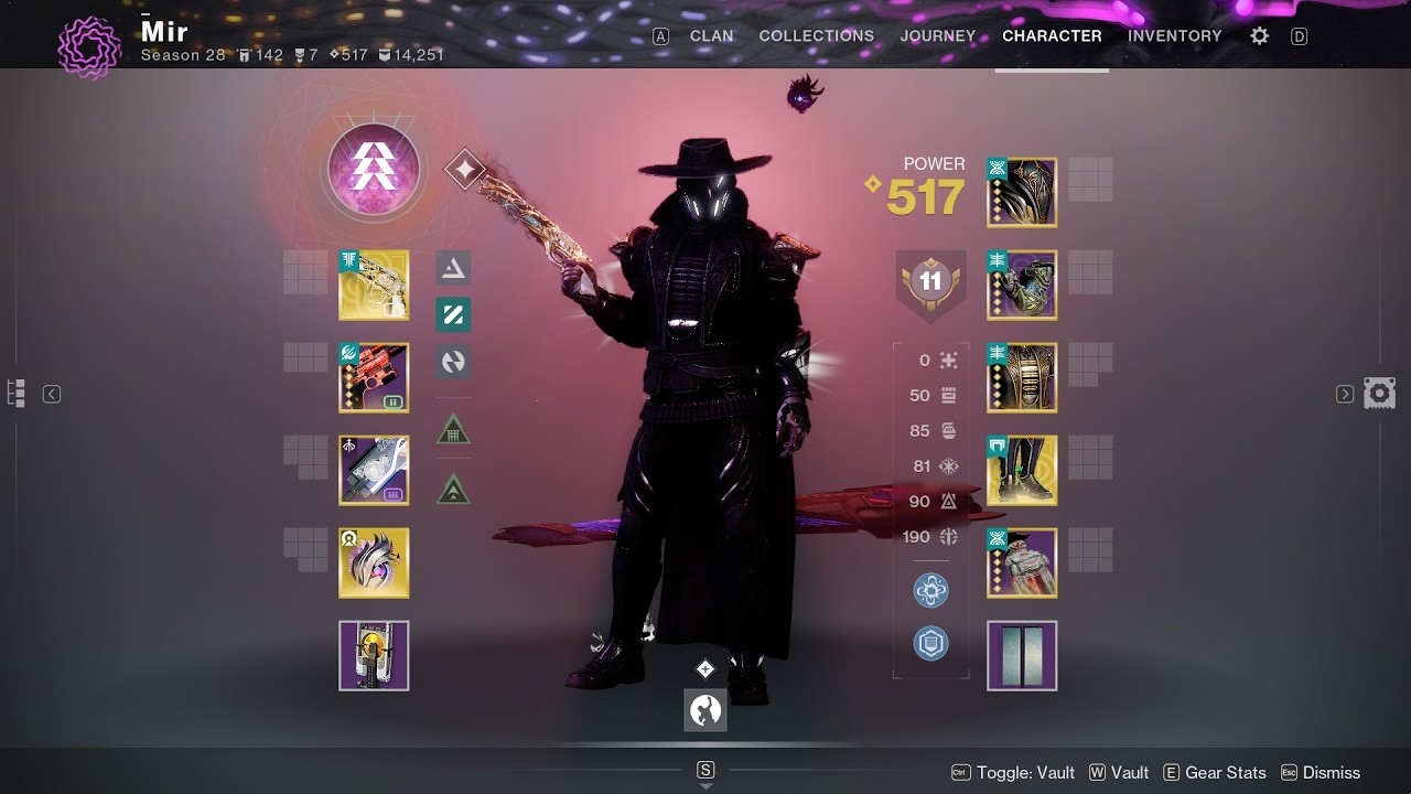 Malfeasance + Uncivil Discourse Lucky Pants Hunter Build | Solo Grandmaster Birthplace of Vile (-50)