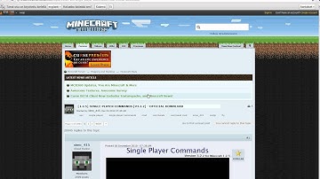Minecraft Single Player Commands Installer 1.2.5