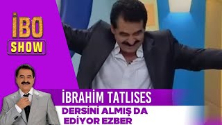 Dersini Almış da Ediyor Ezber | İbrahim Tatlıses | İbo Show Resimi