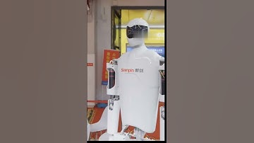 The robot climbing the Great Wall of China.