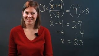 How to Multiply Two Equations by the Denominator : Fractions & Percentages