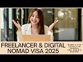 Freelancer &amp; Digital Nomad Visa 2025 | Work &amp; Live Legally in Canada, UAE, Spain &amp; Europe