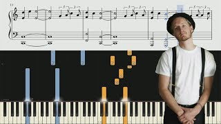 Video thumbnail of "The Lumineers - Sleep On The Floor - Piano Tutorial + SHEETS"