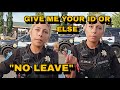 Lady Cop Failed Trying To Intimidate Man For His ID