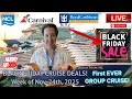 EARLY BLACK FRIDAY CRUISE &amp; TRAVEL DEALS MEGA SHOW!! | #17 Nov-24th!!