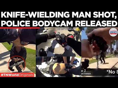 SANTA MONICA SHOOTING: Police Bodycam Shows Man Advancing With Knife Before Fatal Shot