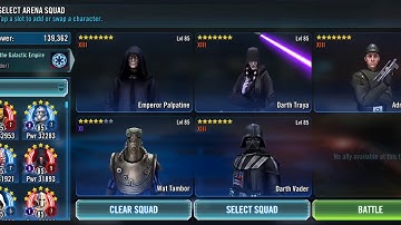 SEE Counter w/ Piett & Vader... NO THRAWN... #VaderRework #SEEcounter #SWGOH