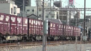 JR貨物　FREIGHT　5084レ　EF210－127号機　シンパ　大久保～魚住間　2013年3月