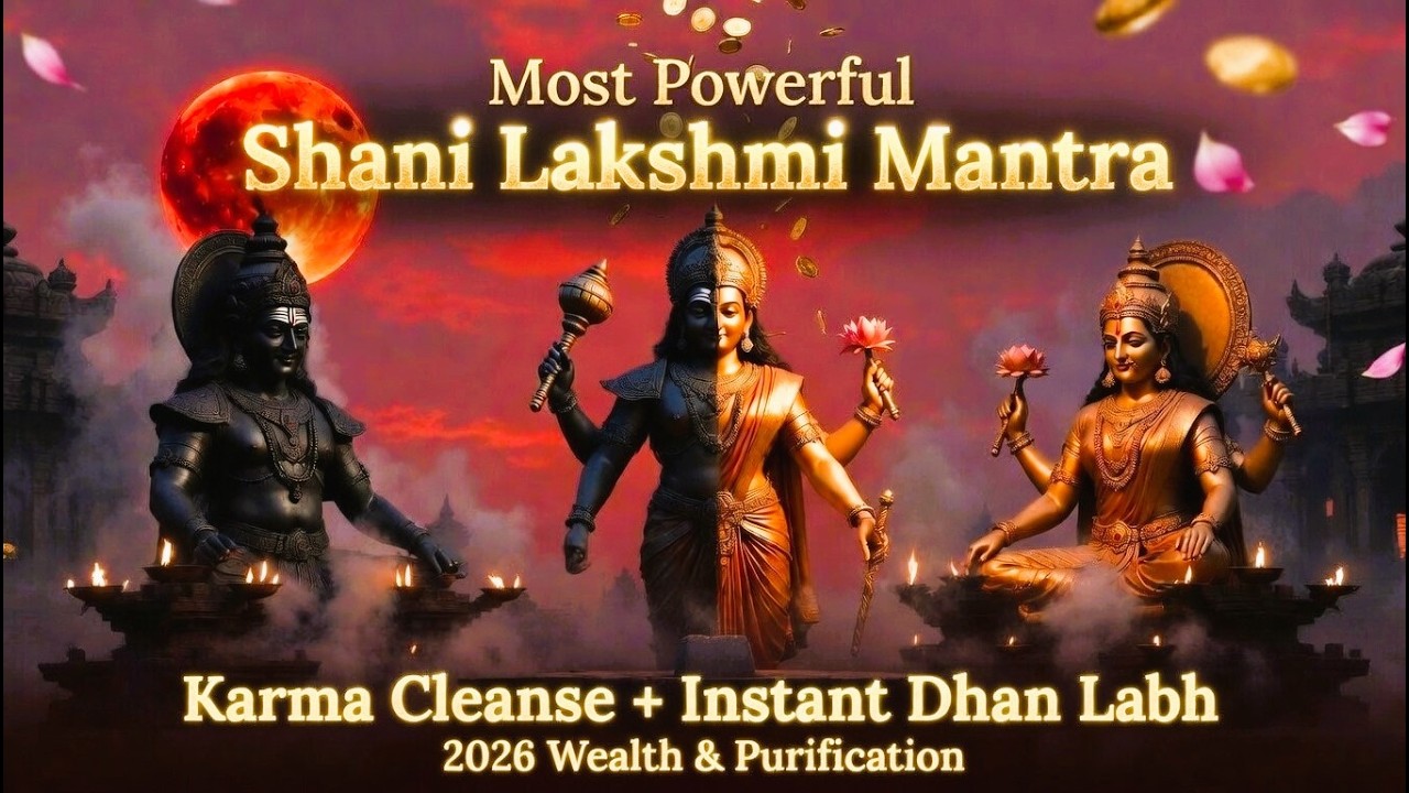 Most Powerful Shani Lakshmi Mantra 2026 | Karma Cleanse + Instant Dhan Labh 🔥