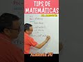 #clasesonline #matematicas #virtual  #tips #colegio