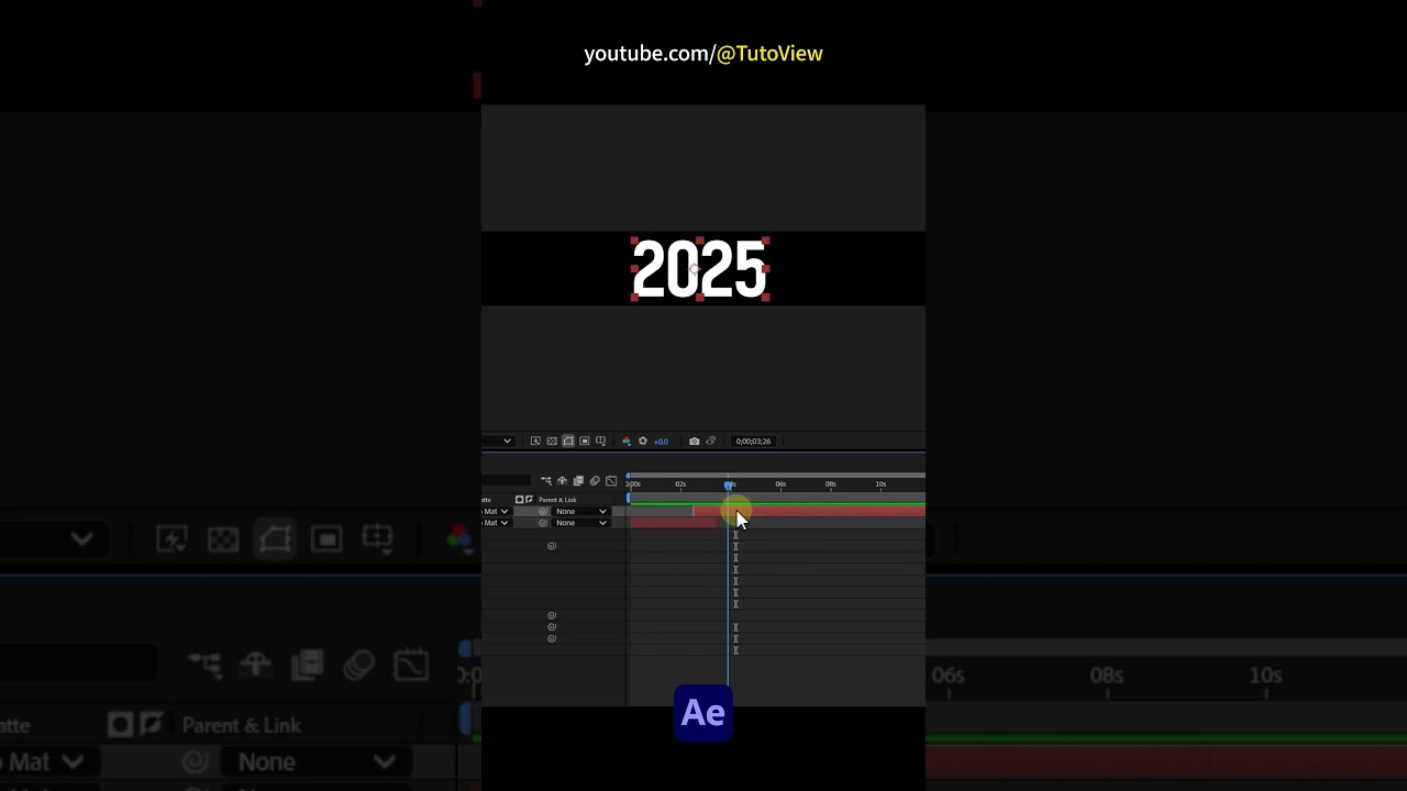 After Effects Easy Rolling Text Animation