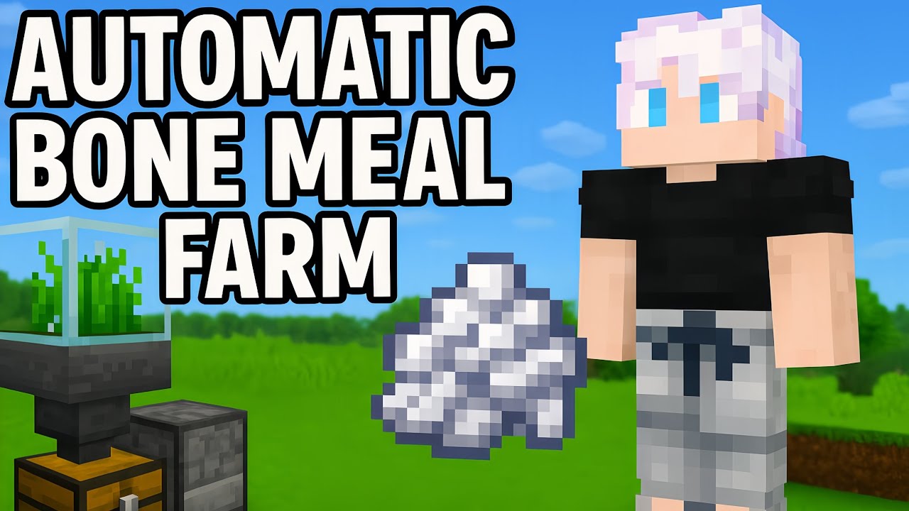 Ultimate Automatic Bone Meal Farm 🤯| Minecraft Survival 1.21 #minecraft ...