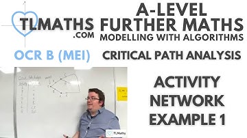 OCR MEI MwA G: Critical Path Analysis: 03 Activity Network Example 1