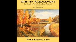 Kabalevsky: 24 Preludes, Op. 38